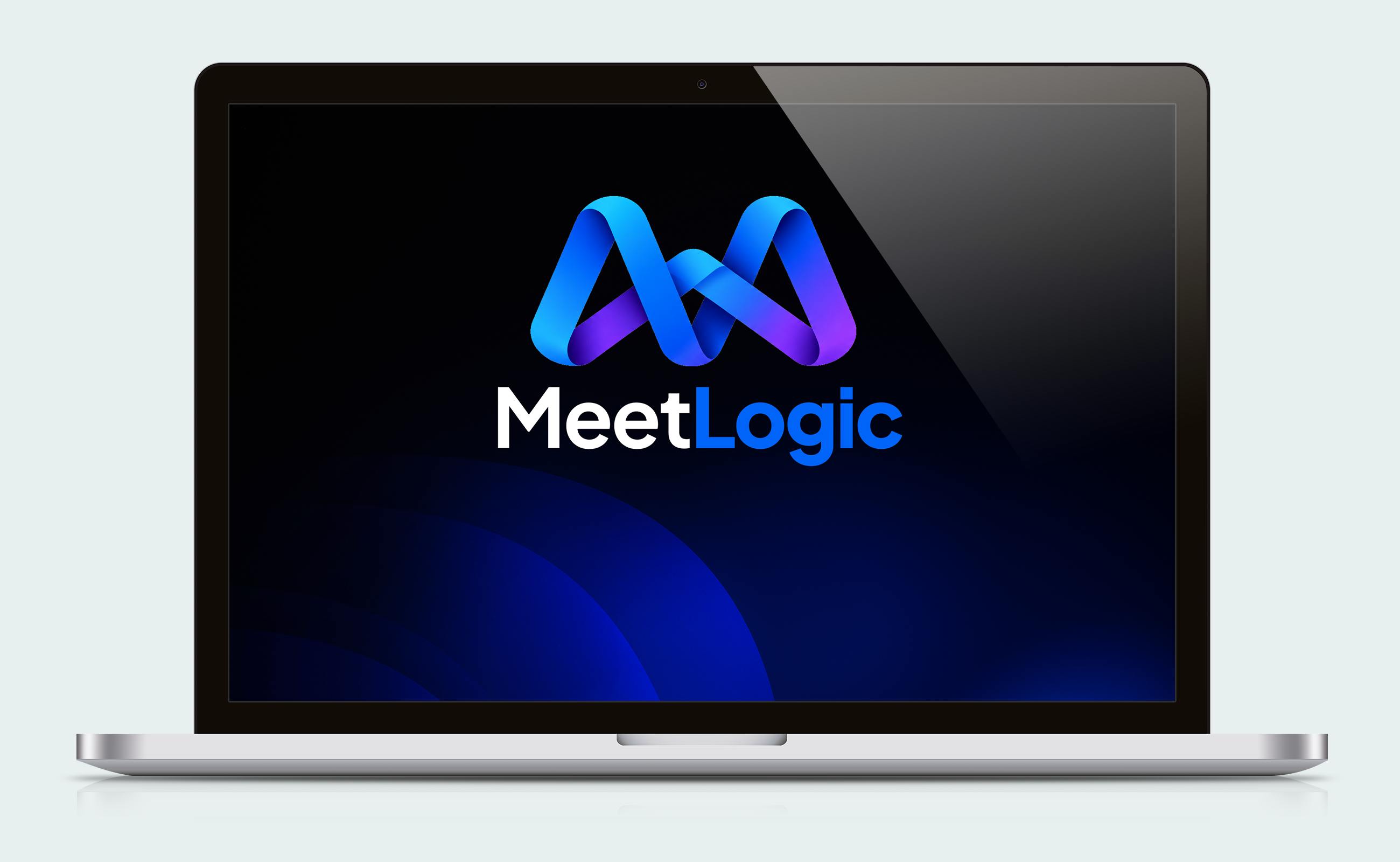 Vista de MeetLogic en una computadora
